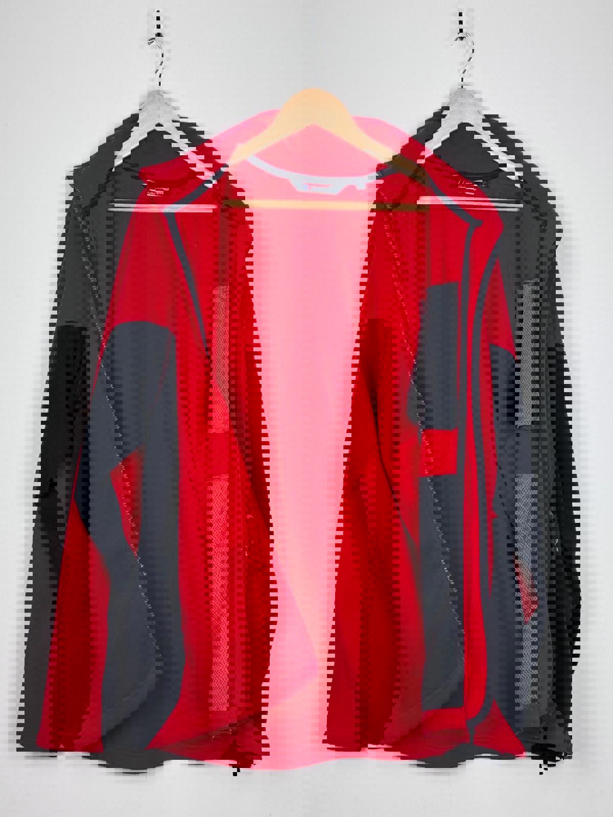 Berghaus Men's Red & Grey Full Zip Fleece Jumper - Size L