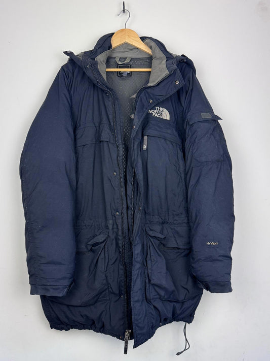 The North Face Vintage Black McMurdo HyVent Down Men's Parka - Size L